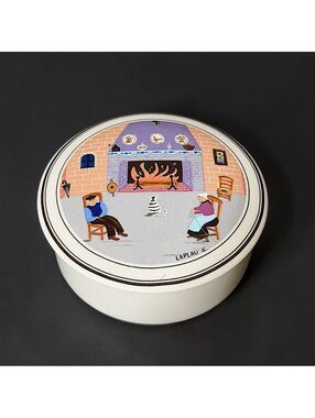 Villeroy & Boch Design Naif Laplau 5 Porcelain Covered Trinket Box 4in